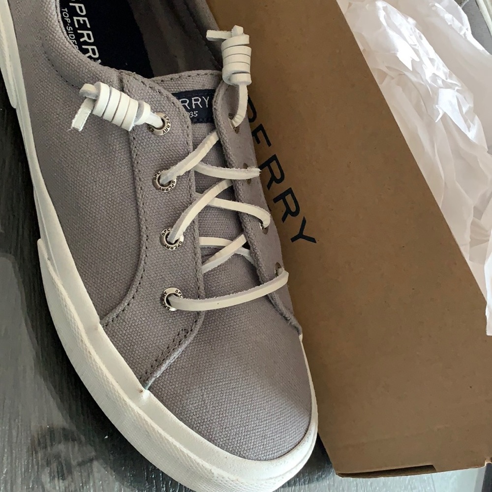 Sperry Pier Wave Women Ltt Grey 9.5